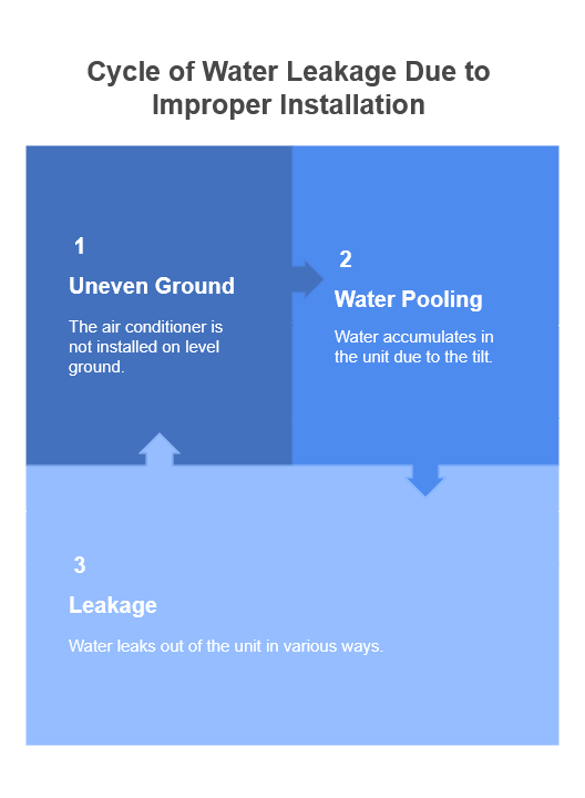 Cycle of Water Leakage Due to Improper Installation