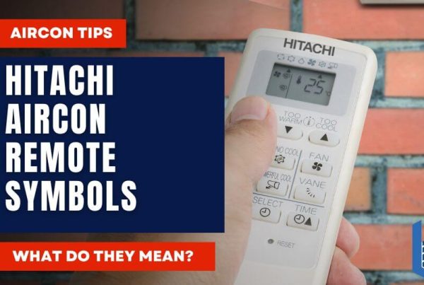 hitachi aircon remote symbols