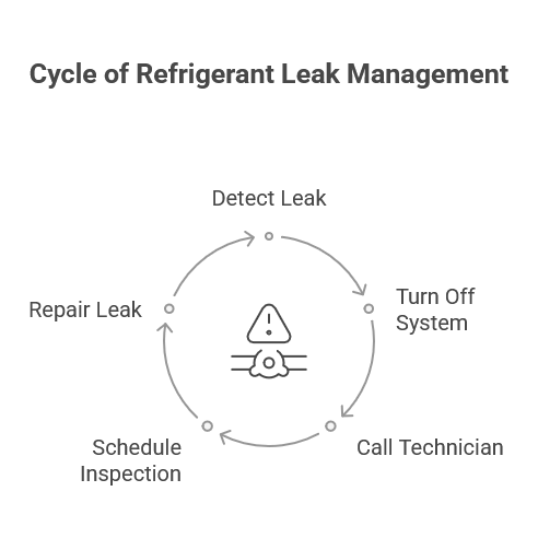Cycle of Refrigerant Leak Management
