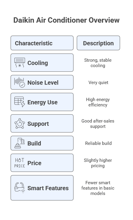 Daikin Air Conditioner Overview