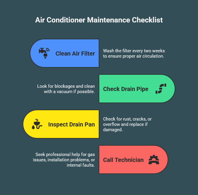 Samsung Air Conditioner Maintenance Checklist