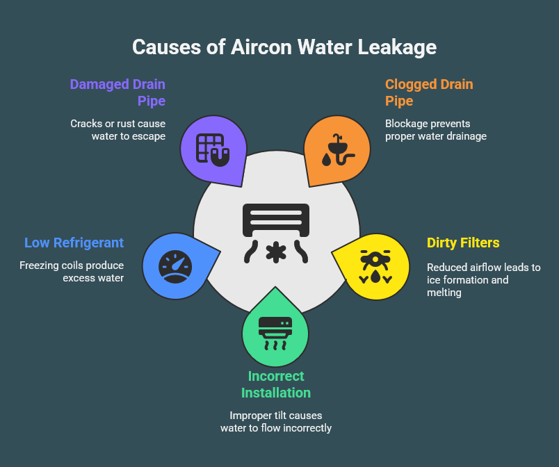 Causes of LG Aircon Water Leakage