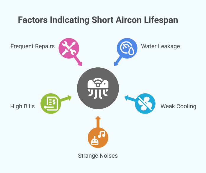 Factors Indicating Short Aircon Lifespan