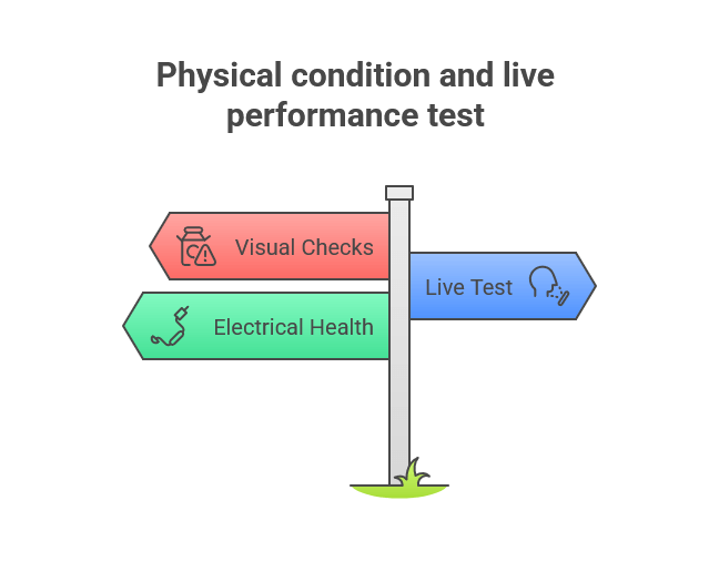 Physical condition and live performance test